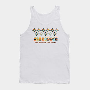 one Morocco One Heart Proud Morish Morocan Dna Tank Top